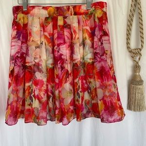 Vince Camuto Full floral skirt